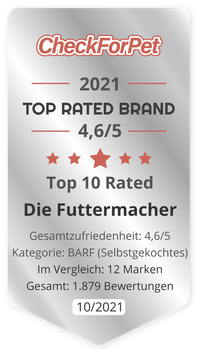 Top 10 Rated Brand 2021 (Hund / BARF (Selbstgekochtes))