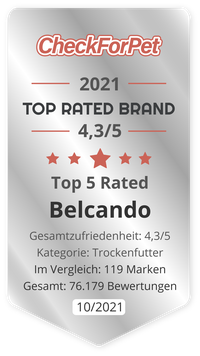 Top 5 Rated Brand 2021 (Hund / Trockenfutter)