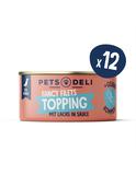 Fancy Filets Topping mit Huhn & Lachs in Soße 12 x 70 g