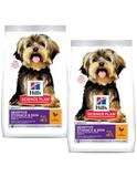 Science Plan Trockenfutter Hund, Adult, Small & Mini, Sensitive Stomach & Skin, mit Huhn 2 x 6 kg