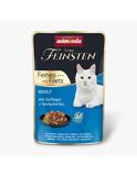 Vom Feinsten Adult Feines mit Filets mit Geflügel + Seelachsfilet 18 x 85 g