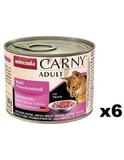 Ani. Cat Dose Carny Adult Multi -Fleischcock 6 x 200 g