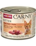 Cat Dose Carny Kitten Rind & Kalb & Huhn 6 x 200 g