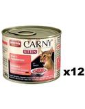 Carny Kitten Rind & Putenherzen 12 x 200 g