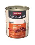 Gran Carno Junior Rind + Putenherzen, 6Er Pack 800 g