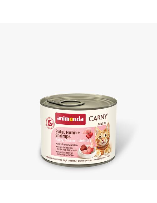 Carny Adult Pute, Huhn Shrimps 6 x 200 g