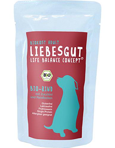 Bio-Rind mit Zucchini und Reisflocken 20 x 100 g