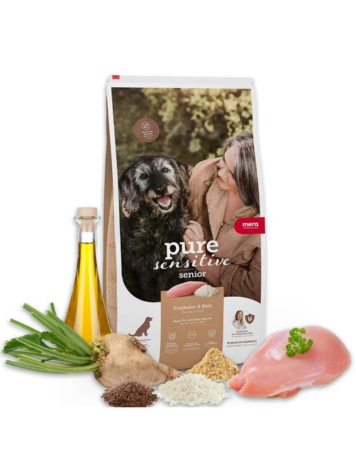 mera Pure Sensitive Senior Truthahn | Reis