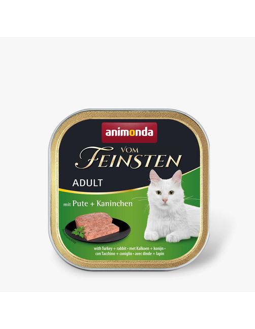 Vom Feinsten Adult mit Pute - Kaninchen 32 x 100 g