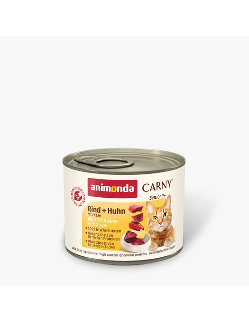 Carny Senior Rind & Huhn mit Käse 6 x 200 g