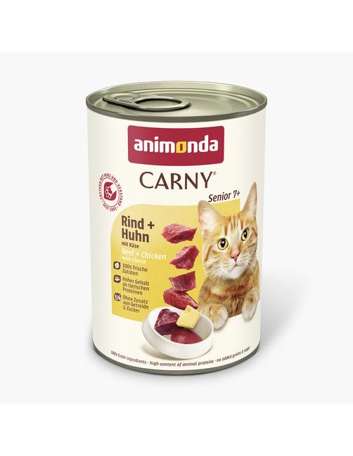 Carny Senior Rind & Huhn mit Käse 6 x 400 g