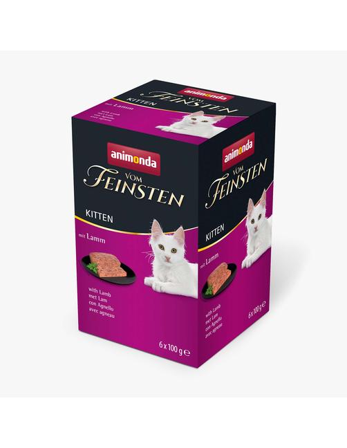 Vom Feinsten Kitten mit Lamm 6 x 100 g