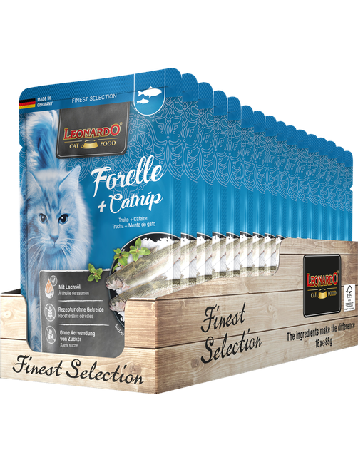 Forelle + Catnip 1,36 kg