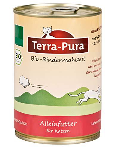 Bio Katzenfutter Rindermahlzeit 12 x 400 g