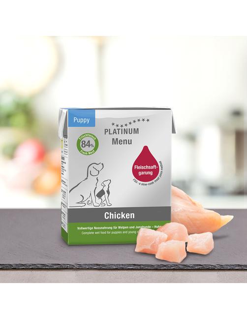 Menu Puppy Chicken 12 x 375 g