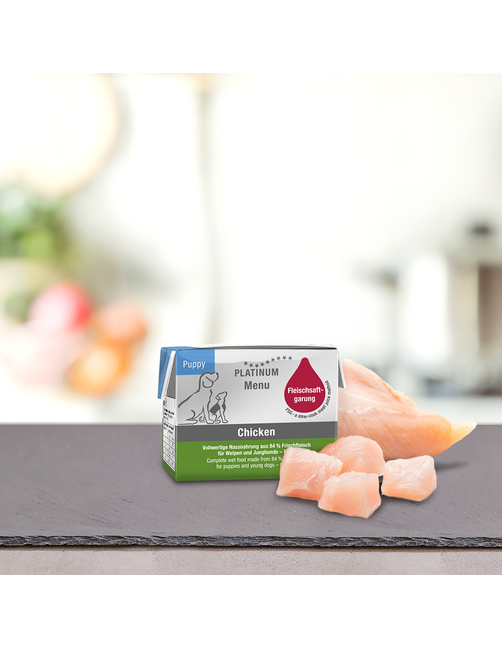 Menu Puppy Chicken 12 x 90 g