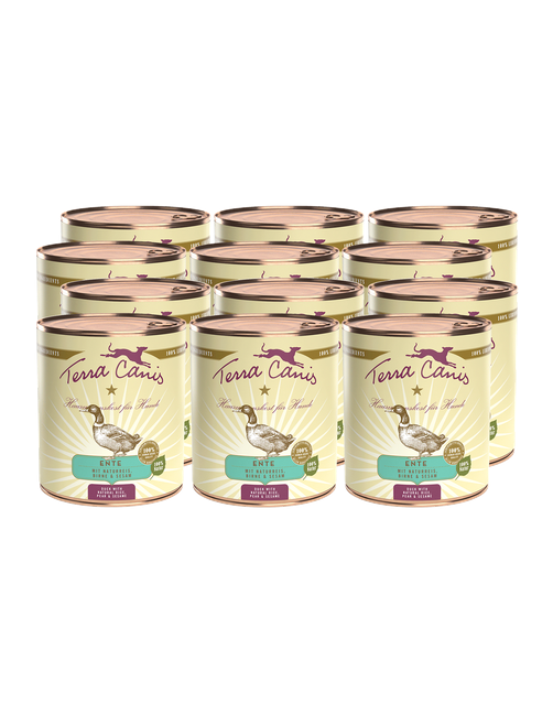 Classic | Ente mit Naturreis, Roter Bete, Birne und Sesam 12 x 800 g