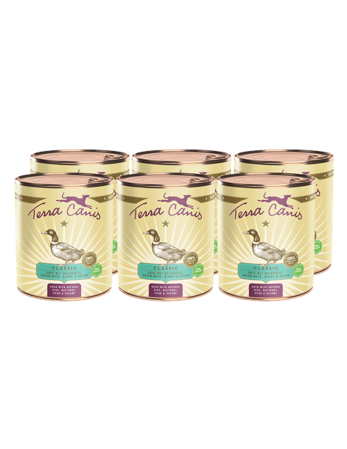 Classic | Ente mit Naturreis, Roter Bete, Birne und Sesam 6 x 800 g
