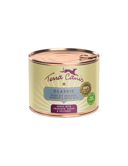 Classic | Pferd mit Amaranth, Pfirsich und Roter Bete 200 g