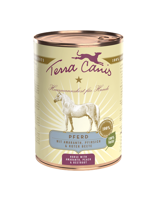 Terra Canis Classic | Pferd mit Amaranth, Pfirsich und Roter Bete