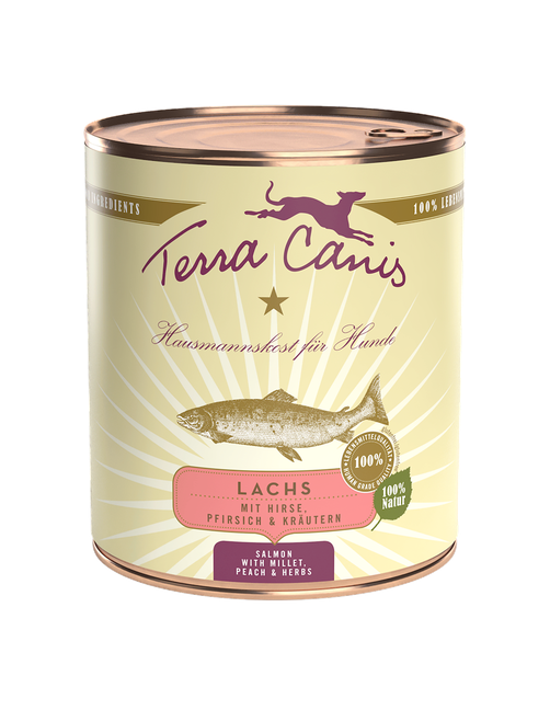 Terra Canis Classic | Lachs mit Hirse, Pfirsich und Kräutern