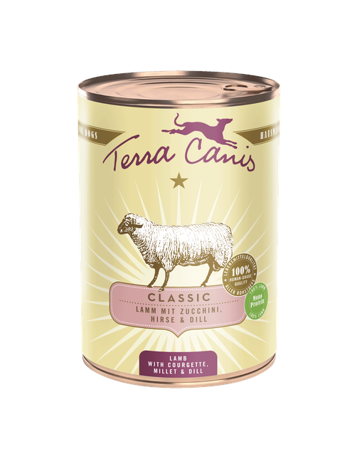 Classic | Lamm mit Zucchini, Hirse und Dill 400 g