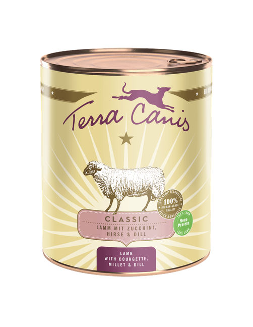 Classic | Lamm mit Zucchini, Hirse und Dill 800 g