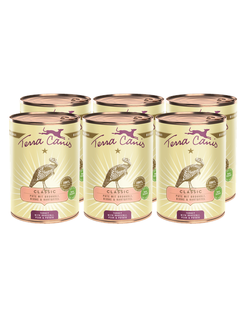 Classic | Pute mit Brokkoli, Birne und Kartoffel 6 x 400 g