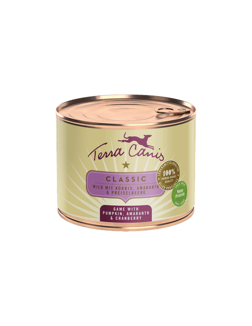 Classic | Wild mit Kürbis, Amaranth und Preiselbeere 200 g