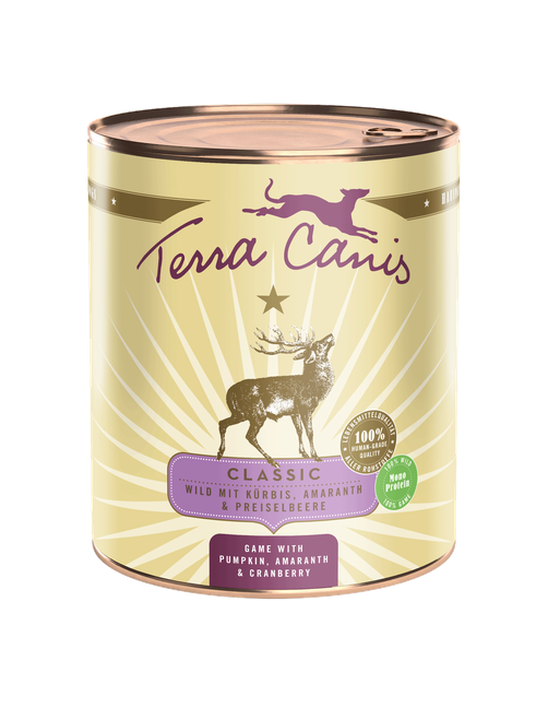 Classic | Wild mit Kürbis, Amaranth und Preiselbeere 800 g