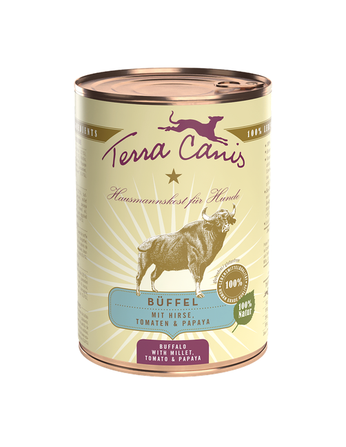 Terra Canis Classic | Büffel mit Hirse, Tomate und Papaya