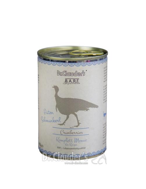 Barf Katzen Komplett Menue Putenschmankerl 400 g