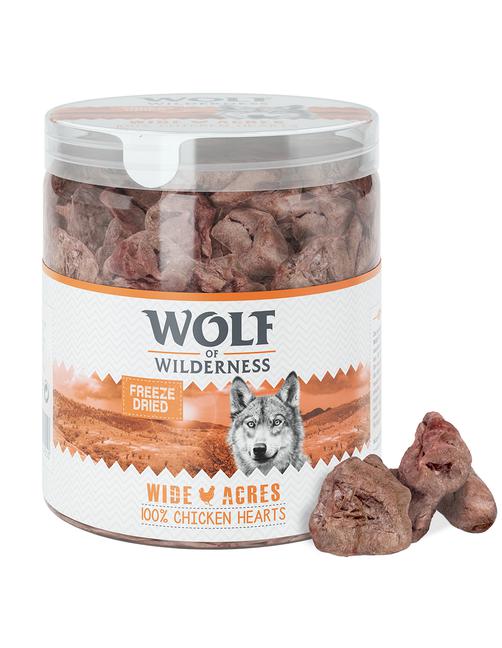 Wolf of Wilderness Raw Snacks (Gefriergetrocknet) - Hühnerherzen