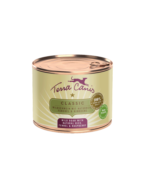 Classic | Wildschwein mit Naturreis, Fenchel und Himbeere 200 g