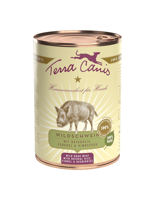 Terra Canis Classic | Wildschwein mit Naturreis, Fenchel und Himbeere