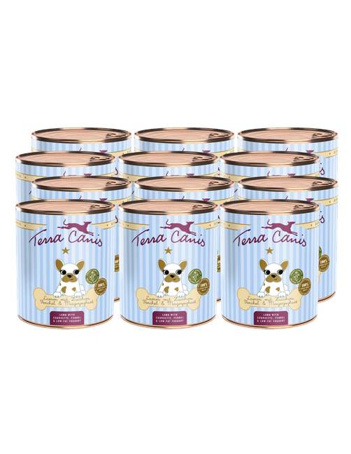 Welpe | Lamm mit Zucchini, Fenchel und Magerjoghurt 12 x 800 g