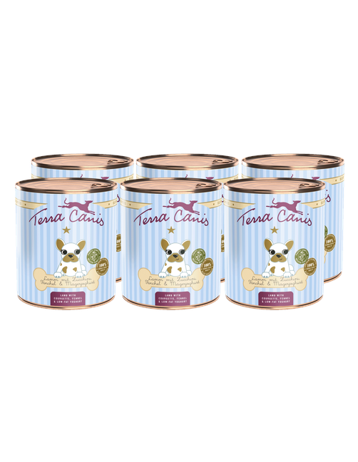 Welpe | Lamm mit Zucchini, Fenchel und Magerjoghurt 6 x 800 g