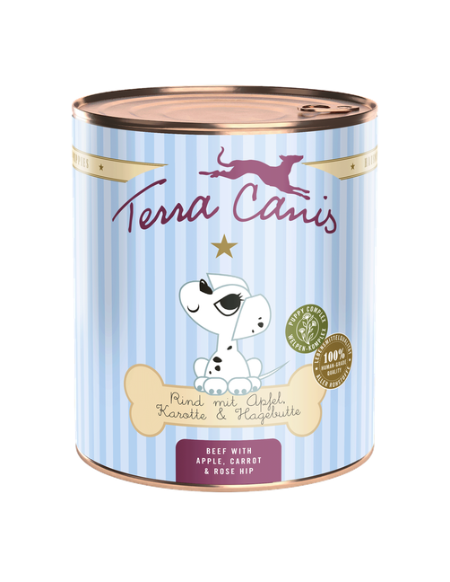 Welpe | Rind mit Apfel, Karotte und Hagebutte 800 g