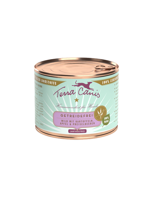 Terra Canis Getreidefrei | Wild mit Kartoffel, Apfel und Preiselbeere