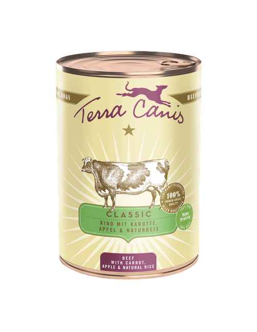 Classic | Rind mit Karotte, Apfel und Naturreis 400 g