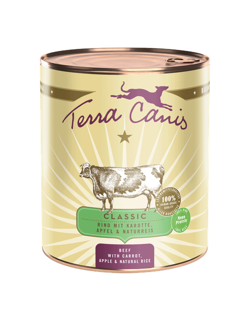 Classic | Rind mit Karotte, Apfel und Naturreis 800 g
