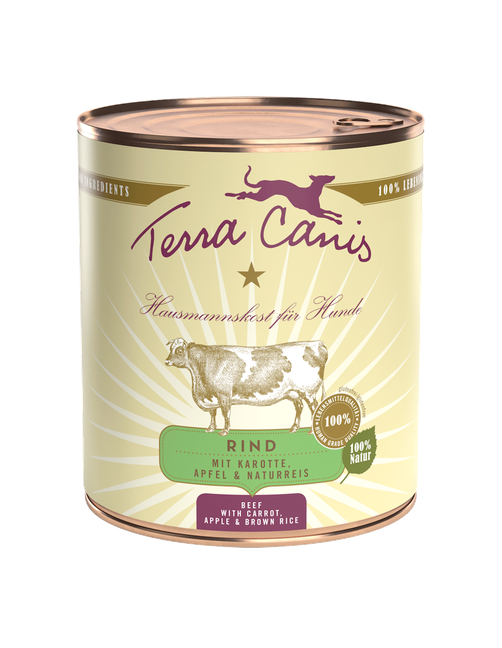 Terra Canis Classic | Rind mit Karotte, Apfel und Naturreis