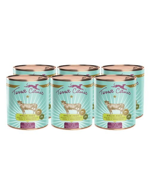 Getreidefrei | Kalb mit Petersilienwurzel, Mango und Johannisbeere 6 x 800 g