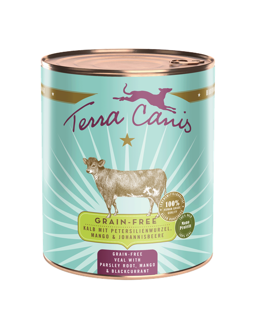Getreidefrei | Kalb mit Petersilienwurzel, Mango und Johannisbeere 800 g