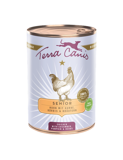 Senior | Huhn mit Gurke, Kürbis und Gesundheitskräutern 400 g