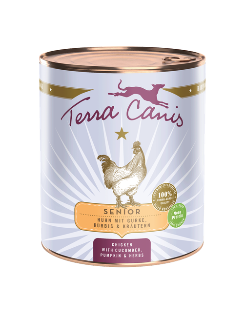 Senior | Huhn mit Gurke, Kürbis und Gesundheitskräutern 800 g