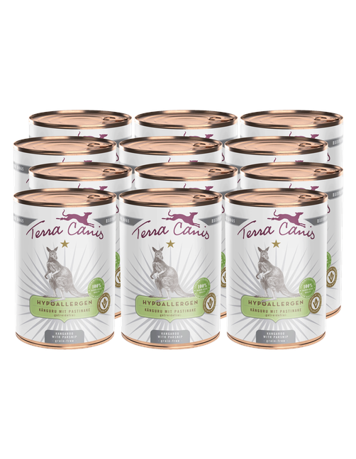 Hypoallergen | Känguru mit Pastinake 12 x 400 g