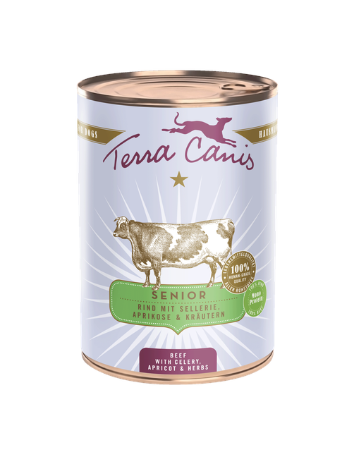 Senior | Rind mit Sellerie, Aprikose und Gesundheitskräutern 400 g