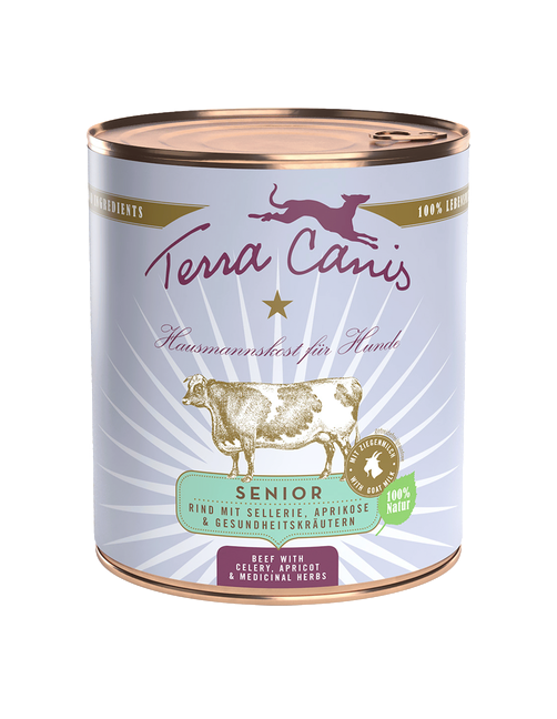 Terra Canis Senior | Rind mit Sellerie, Aprikose und Gesundheitskräutern