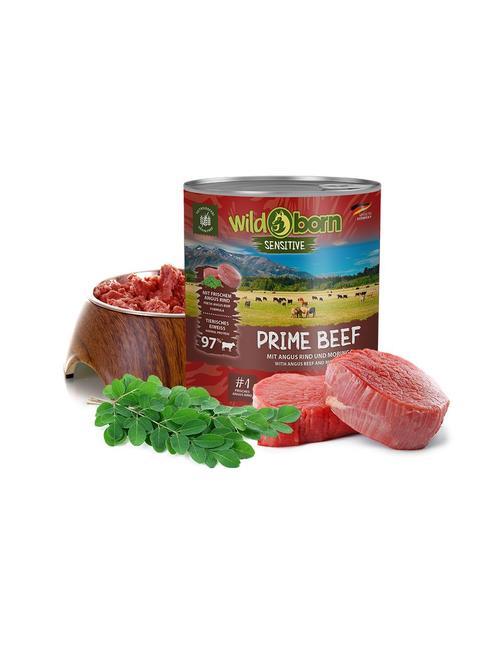 Prime Beef Nassfutter mit Angus Rindfleisch 6 x 800 g